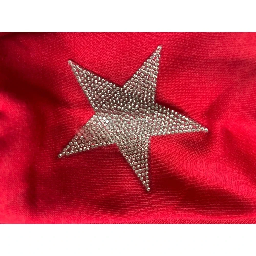 Gameday Couture Kansas City Chiefs Rhinestone Star Red Sweatshirt NFL Womens S